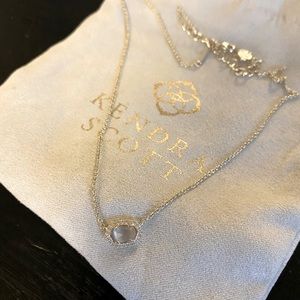 Kendra Scott Elisa Silver Pendant Necklace